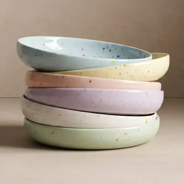 Egg Back Home EBH New Party Stoneware Low Pasta Bowl 23cm