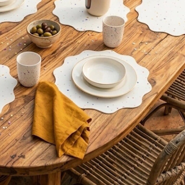 EBH EBH New Party Star Placemat White