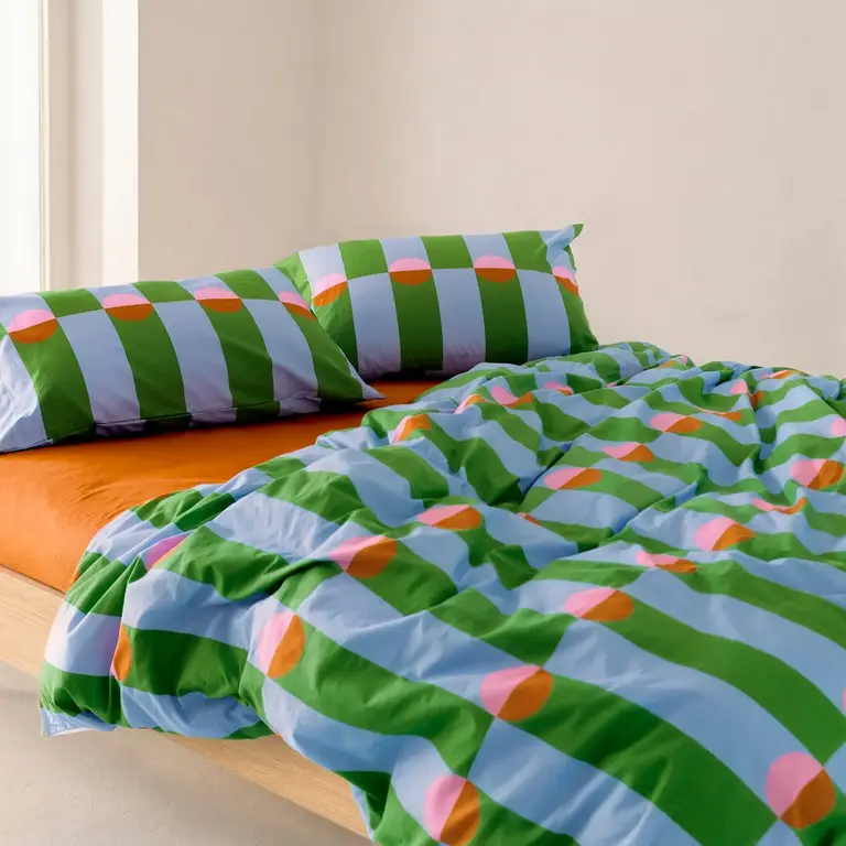 Happy Friday Happy Friday Cotton Pillowcase (50x75cm) S/2 - Boogie