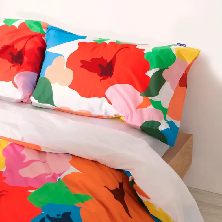 Happy Friday Happy Friday Cotton Pillowcase (50x75cm) S/2 - Bloom Play