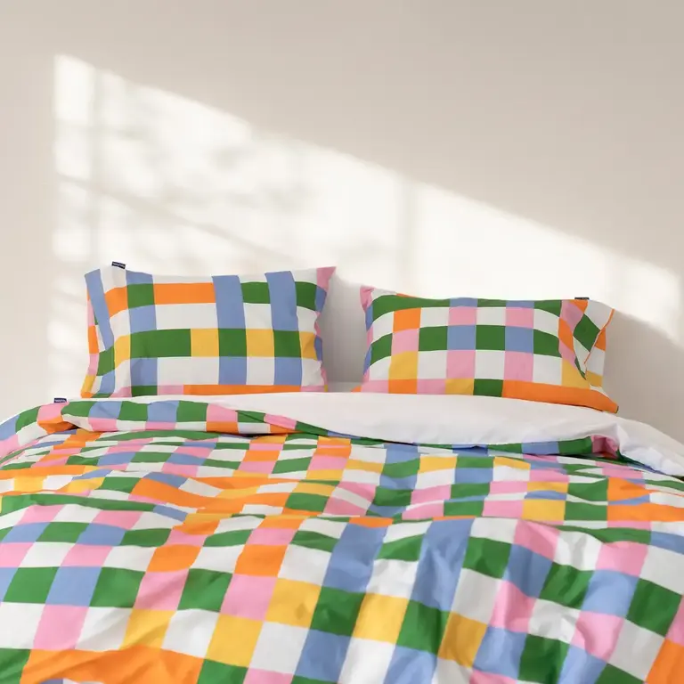 Happy Friday Happy Friday Cotton Pillowcase (50x75cm) S/2 - Arcade Pop