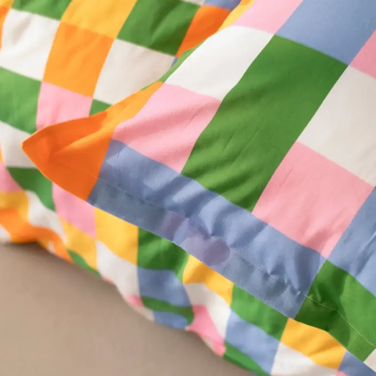 Happy Friday Happy Friday Cotton Pillowcase (50x75cm) S/2 - Arcade Pop