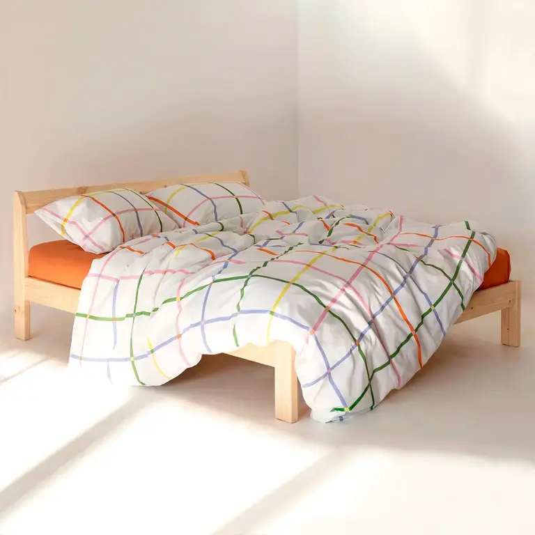 Happy Friday Happy Friday Colour Grid Cotton Duvet Cover