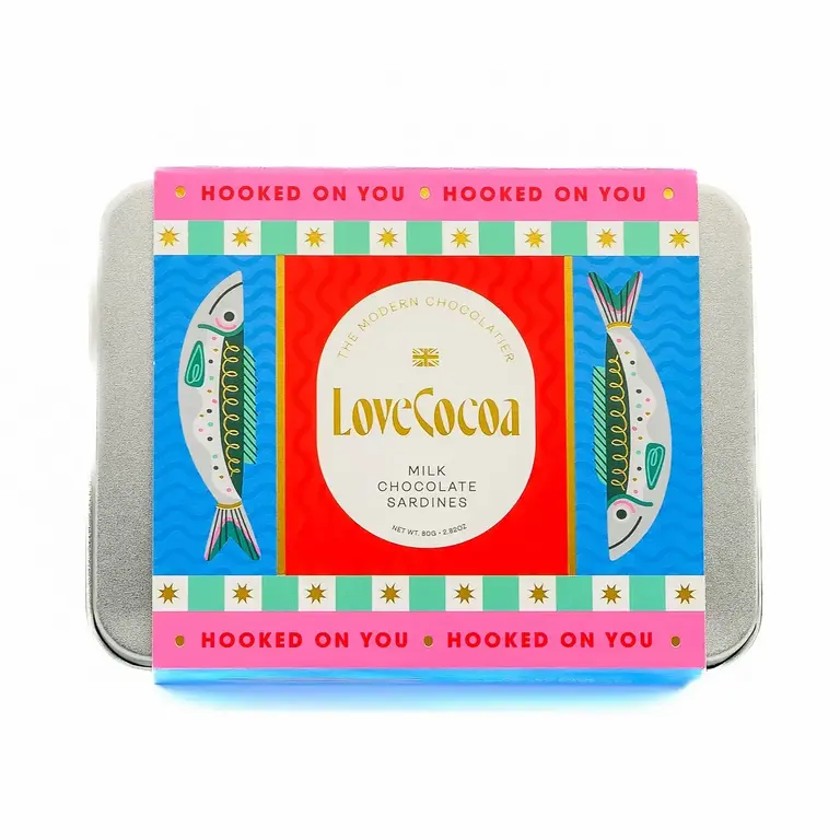 Made Uncommon Love Cocoa Artisan Milk Chocolate Sardines Tin 80g