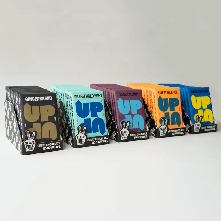 Made Uncommon Up-Up Artisan Dark Cherry Chocolate Bar 120g