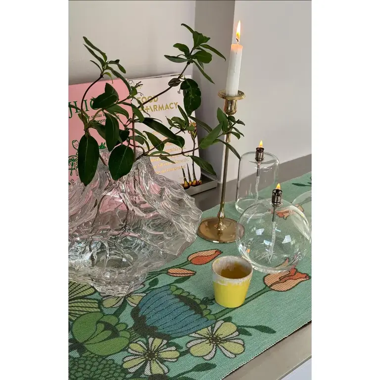 Ekelund Ekelund "Soft Green" Woven Table Runner Organic Cotton 35x100