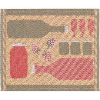 Ekelund Ekelund "Sommarskörd" Woven Cotton/Bamboo Washcloth