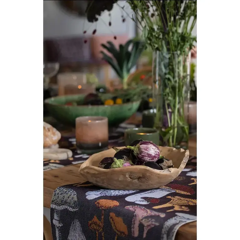 Ekelund Ekelund "Svamrik" Woven Table Runner, Organic Cotton 35X120