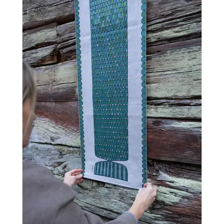 Ekelund Ekelund Stig Lindberg "Fiskben" Woven Table Runner 35x120