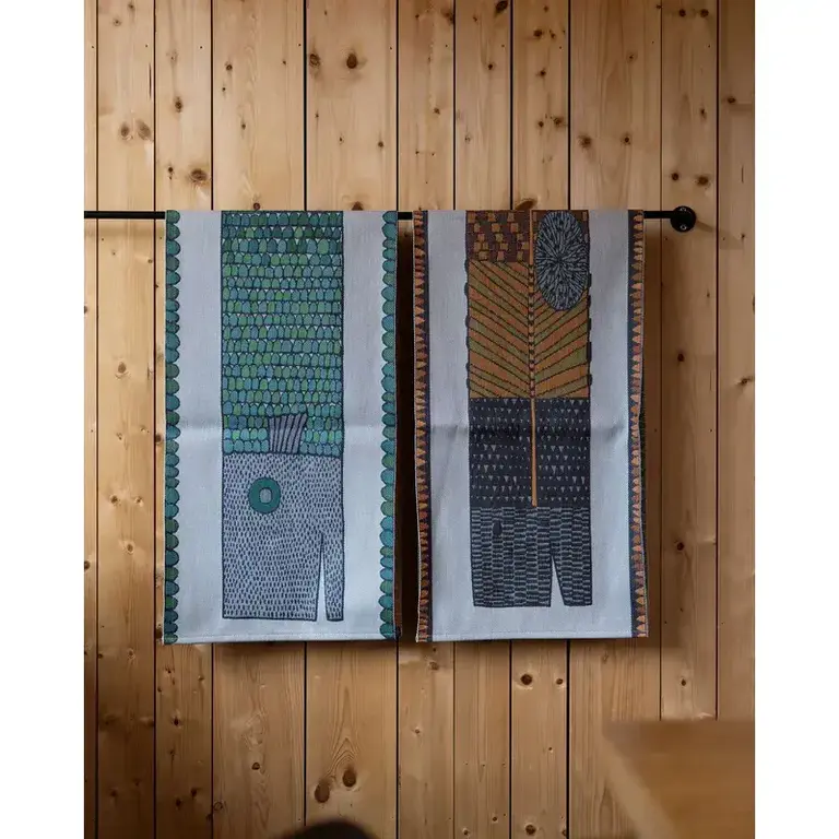 Ekelund Ekelund Stig Lindberg "Fiskben" Woven Table Runner 35x120