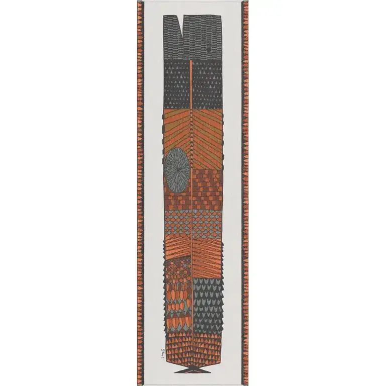 Ekelund Ekelund Stig Lindberg "Nätmönster" Woven Table Runner 35x120