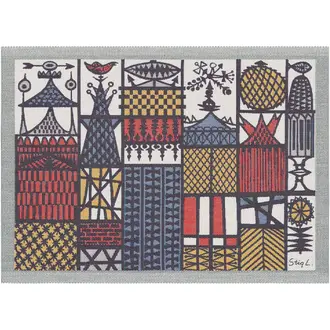 Ekelund Ekelund Stig Lindberg "Stadsdel" Woven Table Mat  35x48