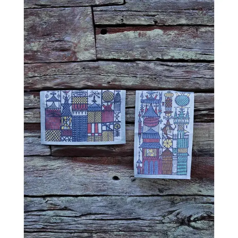 Ekelund Ekelund Stig Lindberg "Stadssaga" Woven Tea Towel  35x50