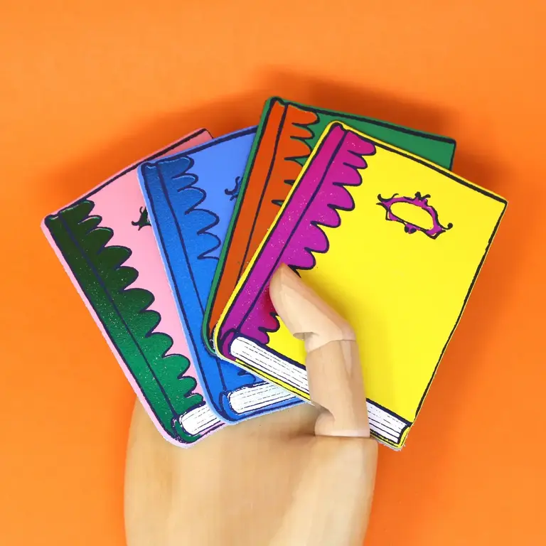 Ark Colour Design Ark Leather Book Coaster S/4