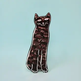 Ark Colour Design Ark Leather Bookmark Cat Tails Black