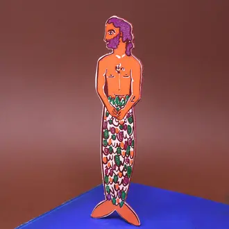Ark Colour Design Ark Leather Bookmark Merman Pink