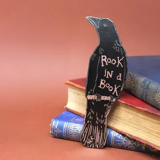 Ark Colour Design Ark Leather Bookmark Rook In A Book