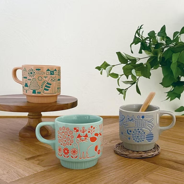Fika Japan Fika Space Cat Stackable Mug 300ml
