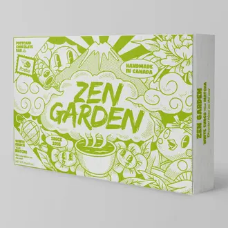 Postie Postie Zen Garden White Chocolate Matcha Postcard Bar
