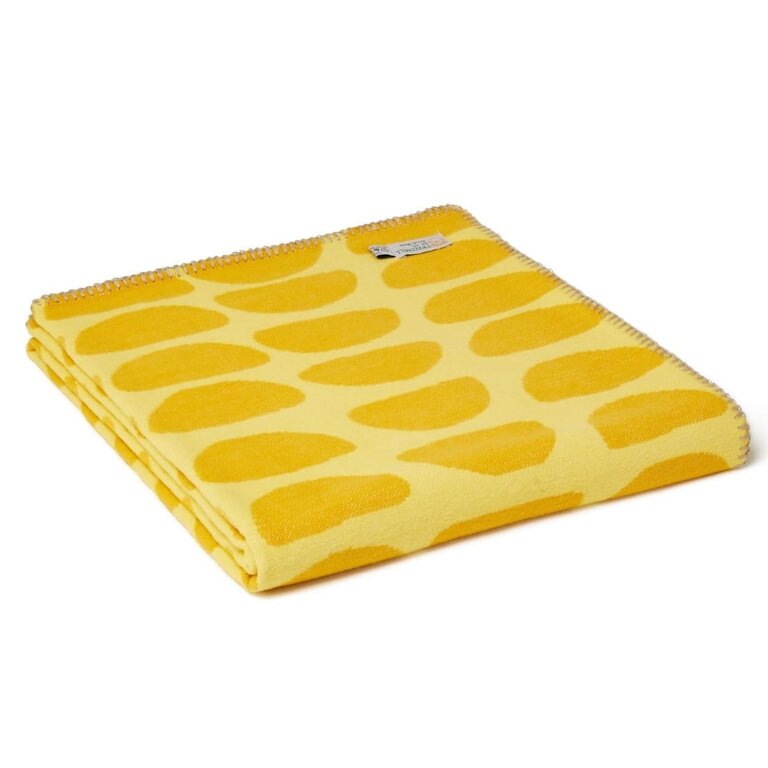 Tweedmill Tweedmill UK Halfmoon Cotton Throw Lemon 140x160