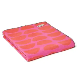 Tweedmill Tweedmill UK Halfmoon Cotton Throw Pink 140x160