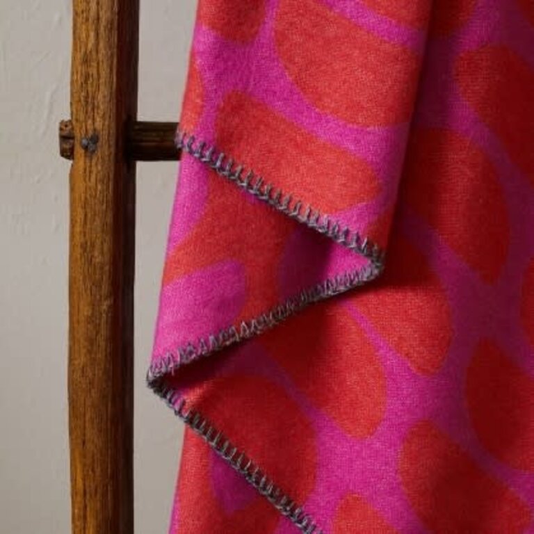 Tweedmill Tweedmill UK Halfmoon Cotton Throw Pink 140x160
