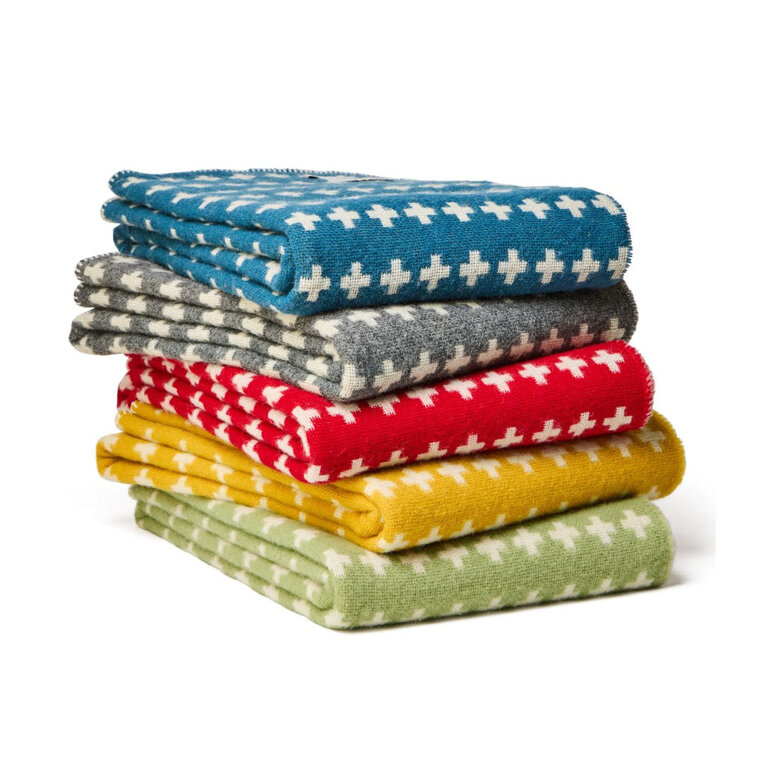 Tweedmill Tweedmill UK Virgin Wool Blanket Cross Fern  140x200
