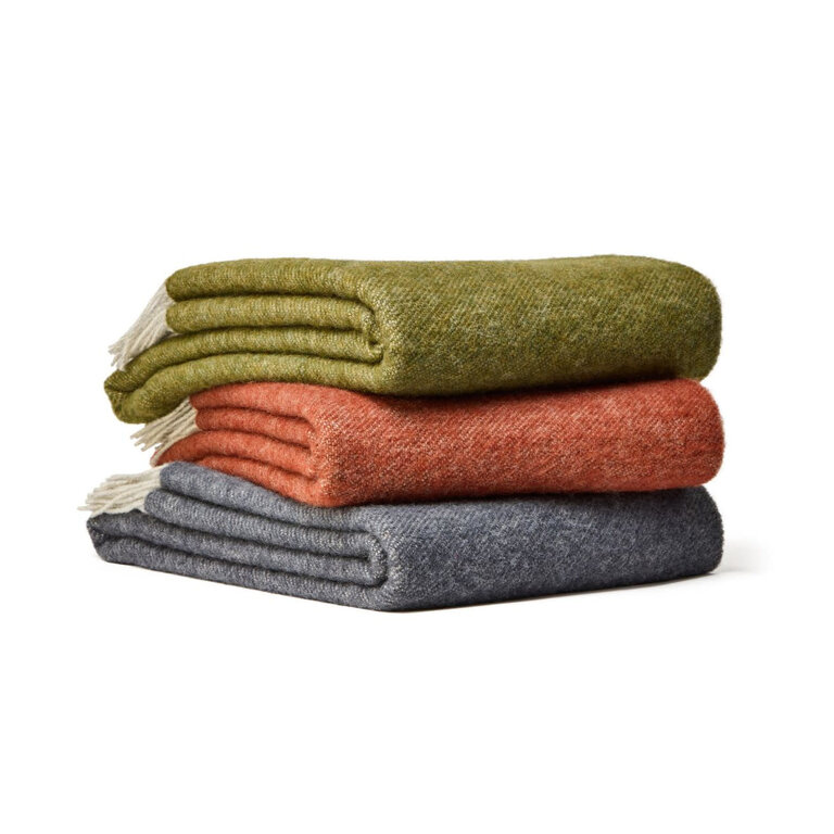 Tweedmill Tweedmill UK Virgin Wool Blanket Dartmoor Reversible Orion 140x200