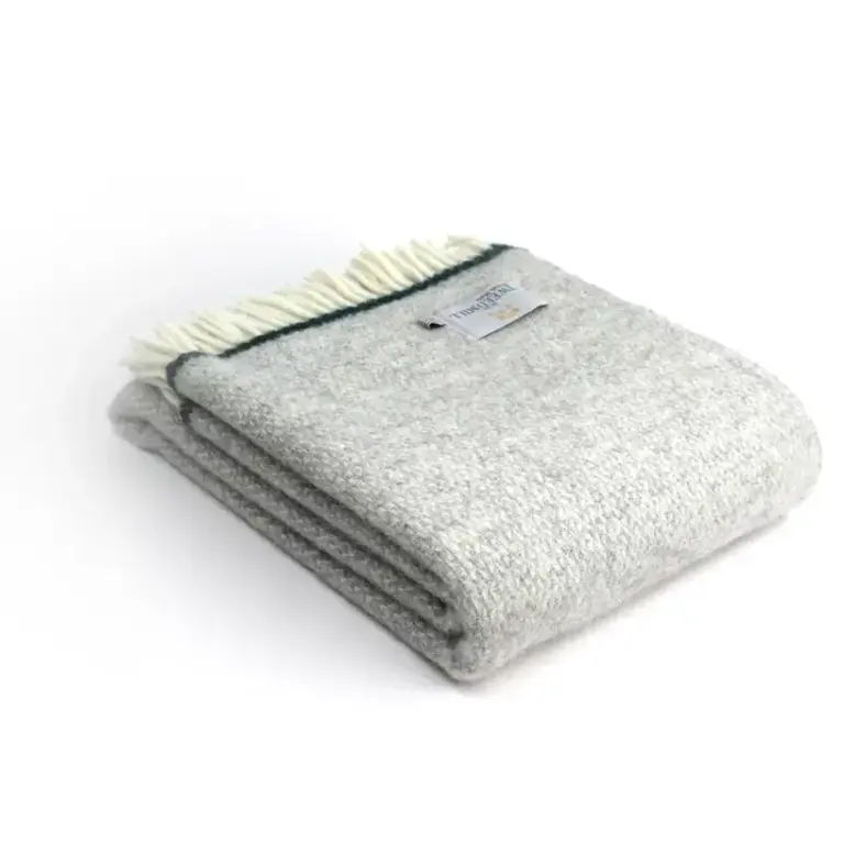 Tweedmill Tweedmill UK Virgin Wool Illusion Throw Grey 130x170