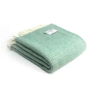 Tweedmill Tweedmill UK Virgin Wool Illusion Throw Sea Green 130x170