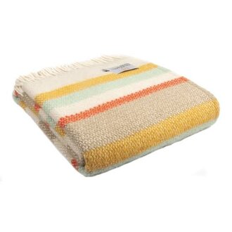 Tweedmill Tweedmill UK Virgin Wool Illusion Throw Spring Stripe 130x170
