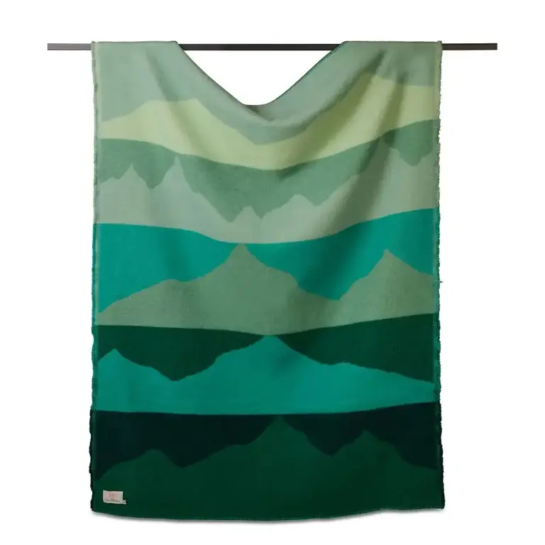 Tweedmill Tweedmill UK Virgin Wool Jacquard Throw Hills Green 130x200