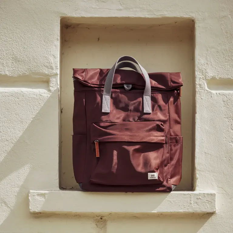 Ori London Ori London Canfield Roll Top Backpack Rocky Road