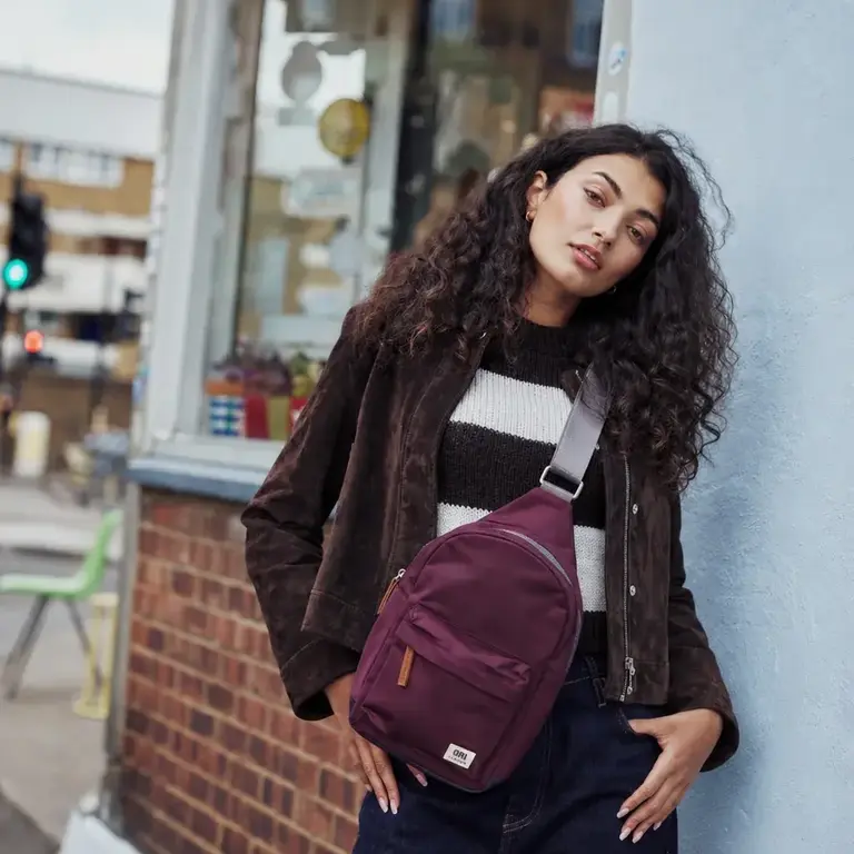 Ori London Ori London Willesden Sling Bag L Burgundy