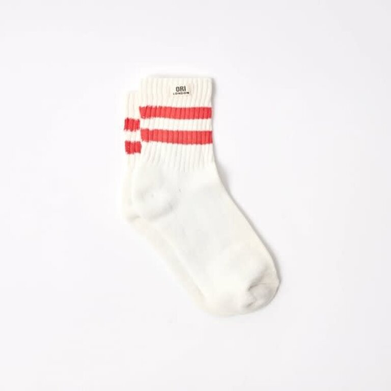 Ori London Ori London Windsor Striped Crew Socks