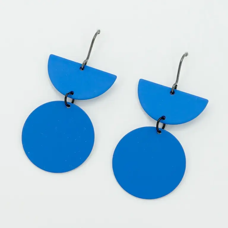 Copper Bee Copper Bee Bauhaus Shape Earrings