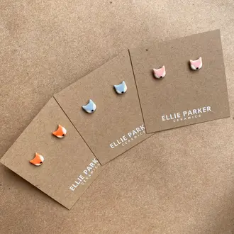 Ellie Parker Ellie Parker Ceramic Fox Studs