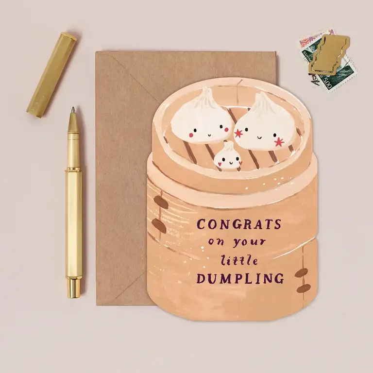Sister Paper Sister Paper Congrats on Your Little Dumpling Card