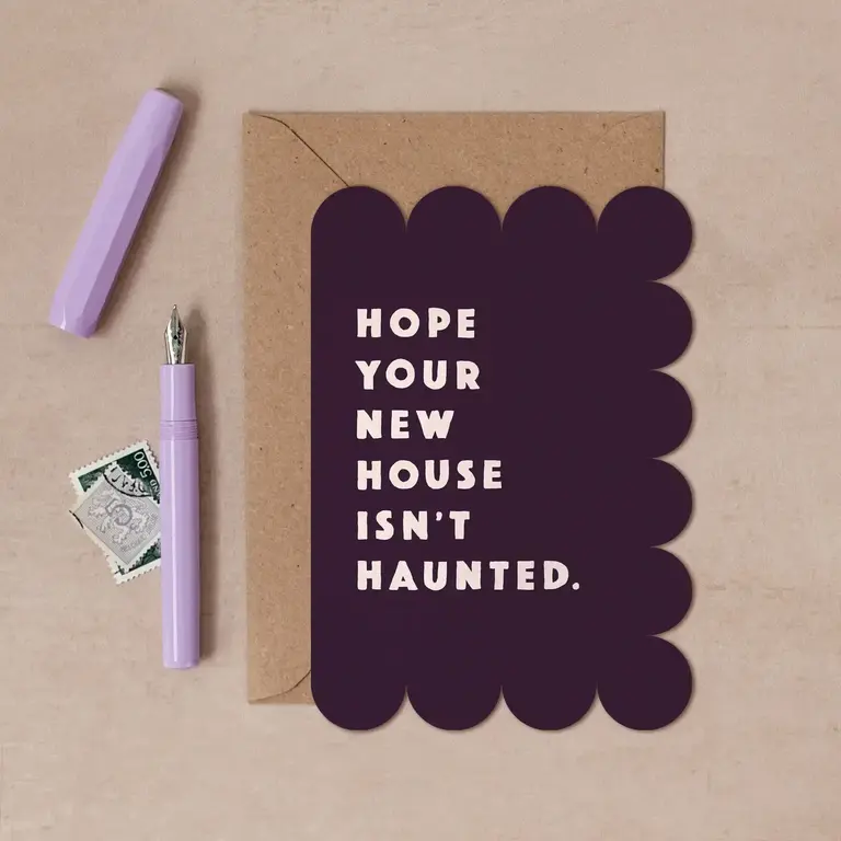 Sister Paper Sister Paper Haunted House Card