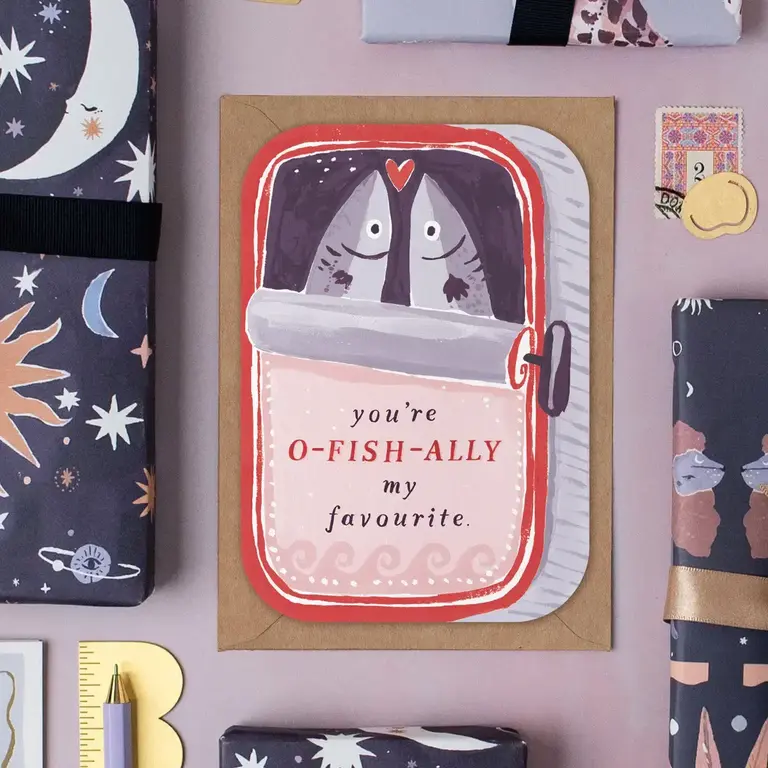 Sister Paper Sister Paper O-Fish-Ally My Favourite Card