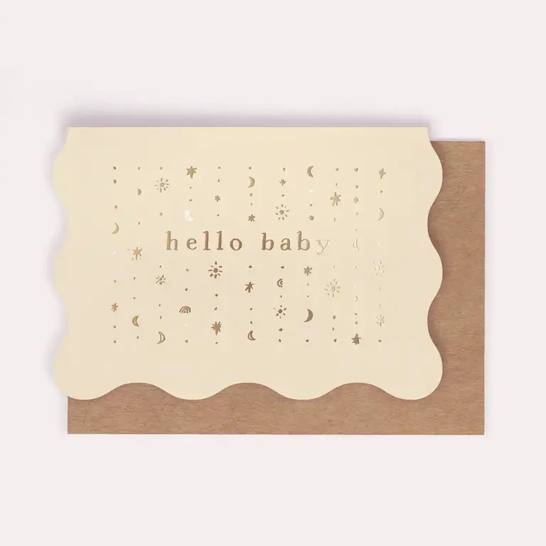 Sister Paper Sister Paper Hello Baby Card