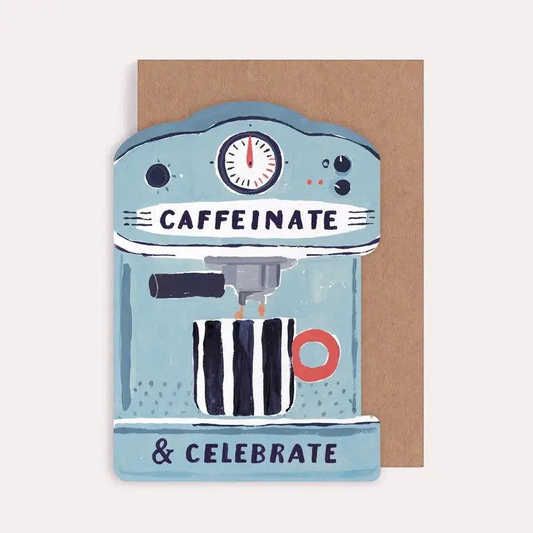 Sister Paper Sister Coffee Machine Birthday Card