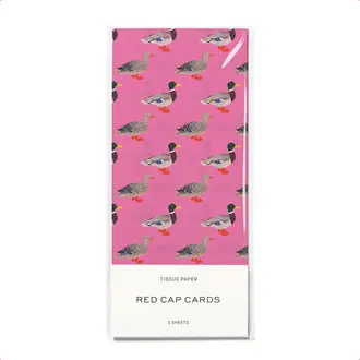 Red Cap Cards Red Cap Tissue Paper Pack (5 sheets) Quacky Birthday
