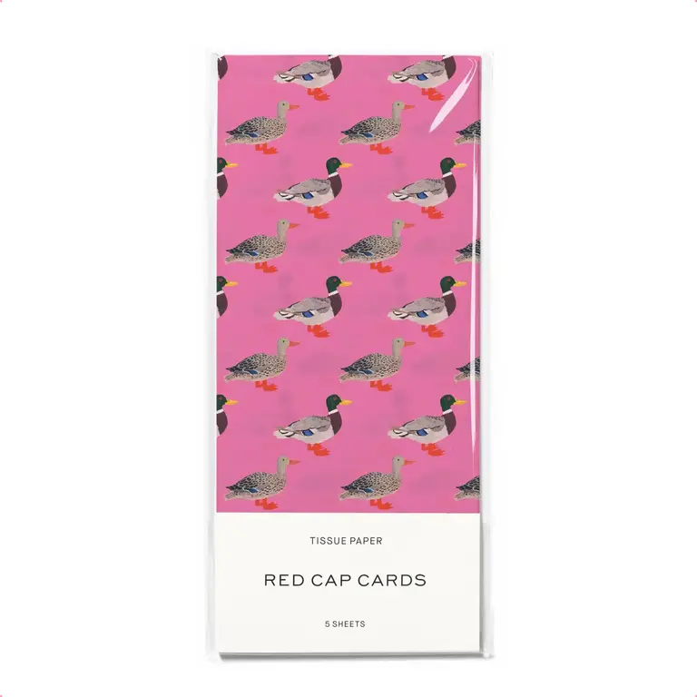 Red Cap Cards Red Cap Tissue Paper Pack (5 sheets) Quacky Birthday
