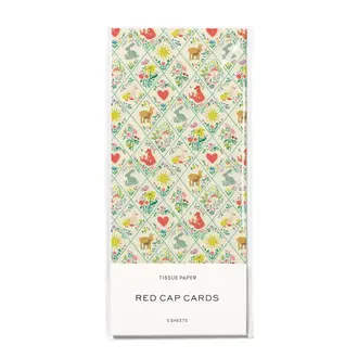 Red Cap Cards Red Cap Tissue Paper Pack (5 sheets)  Woodland Critters