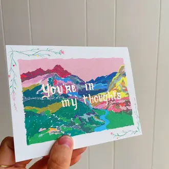 Small Adventure Small Adventure In My Thoughts Card