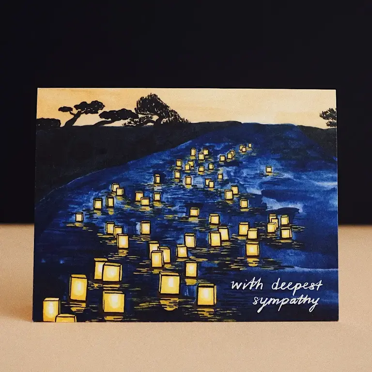 Small Adventure Small Adventure Sympathy Lanterns Card