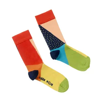Donna Wilson Donna Wilson Combed Organic Cotton Socks - Pie Chart