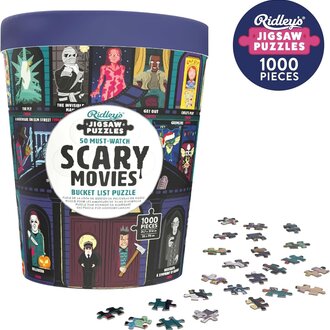 Raincoast Books Raincoast 50 Much Watch Scary Movies 1000 pce Puzzle