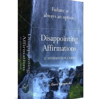 Raincoast Books Raincoast Disappointing Affirmations Card Deck